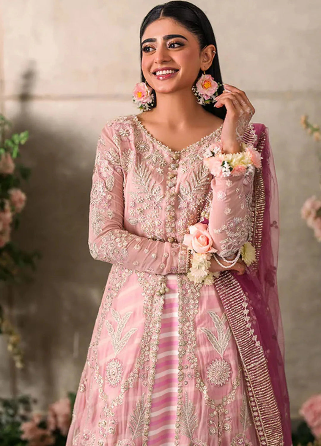 Mastani by Mushq Embroidered Chiffon Suits Unstitched 4 Piece MQ24MT MCH-03 Maisha - Luxury Collection