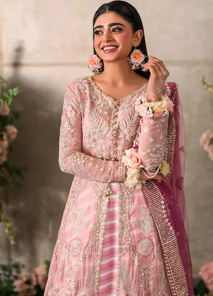 Mastani by Mushq Embroidered Chiffon Suits Unstitched 4 Piece MQ24MT MCH-03 Maisha - Luxury Collection