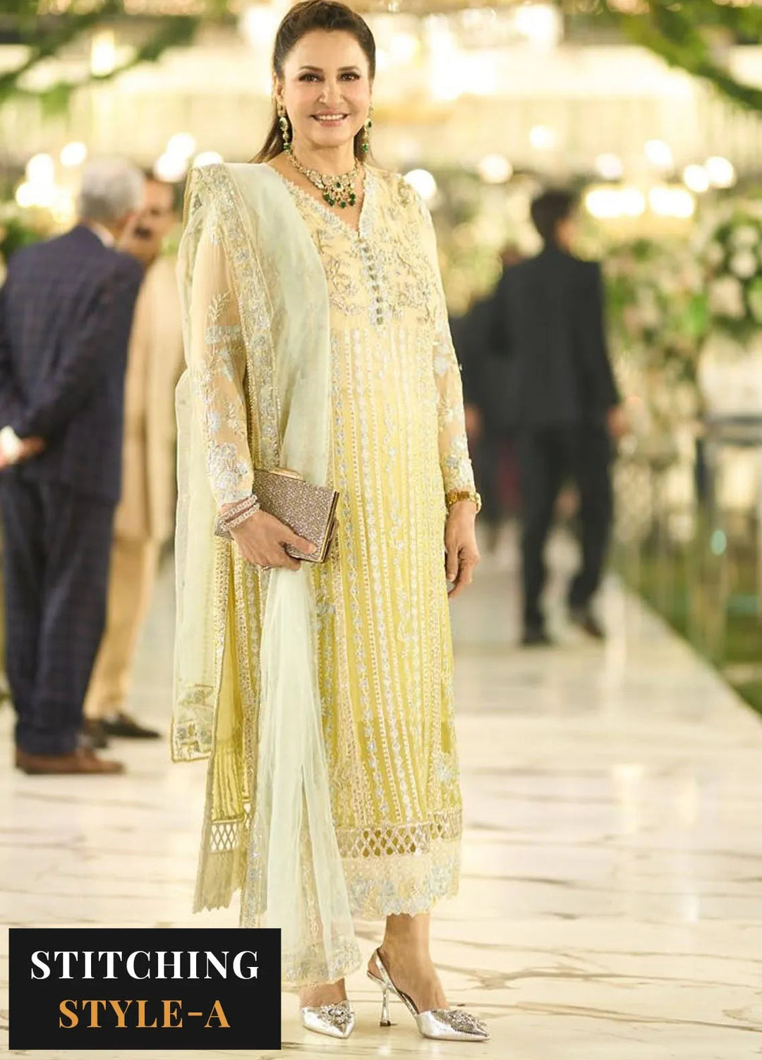 Mastani by Mushq Embroidered Chiffon Suits Unstitched 4 Piece MQ24MT MCH-06 Hira - Luxury Collection