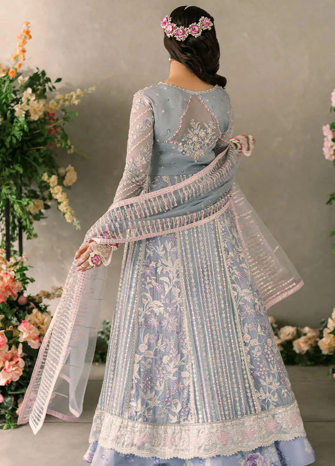 Mastani by Mushq Embroidered Chiffon Suits Unstitched 4 Piece MQ24MT MCH-09 Ezza - Luxury Collection