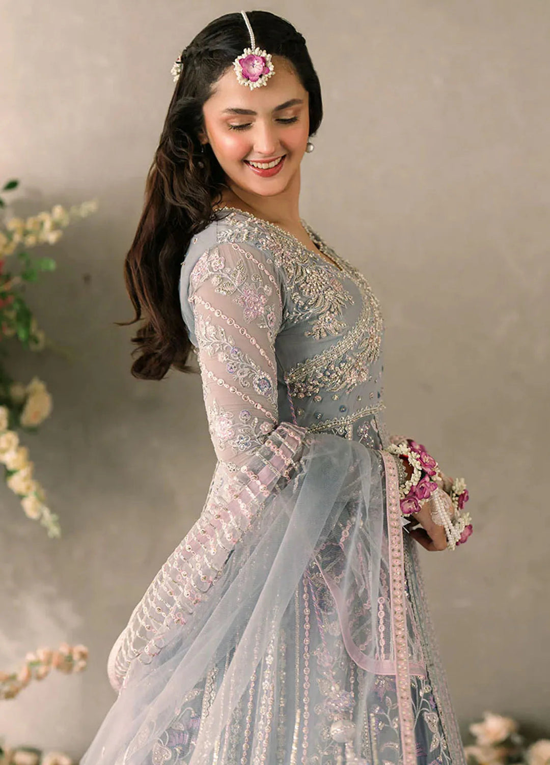 Mastani by Mushq Embroidered Chiffon Suits Unstitched 4 Piece MQ24MT MCH-09 Ezza - Luxury Collection