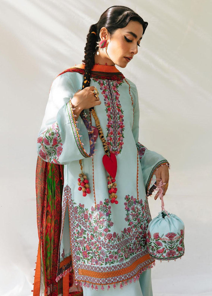 Mausam by Hussain Rehar Embroidered Lawn Suits Unstitched 3 Piece HRR23M Arsh - Eid Collection