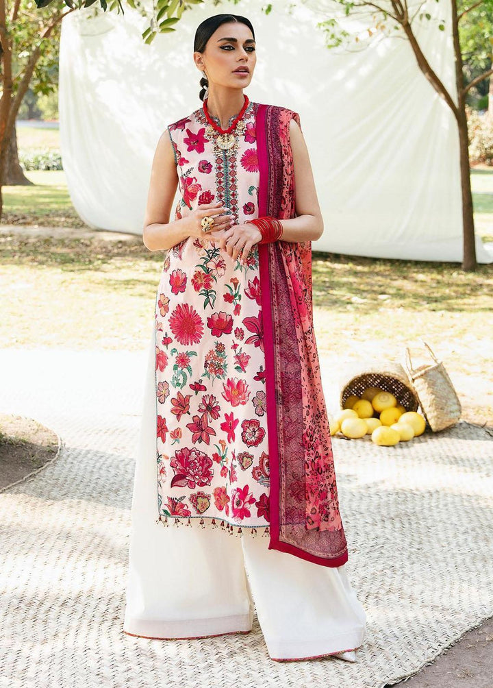 Mausam by Hussain Rehar Embroidered Lawn Suits Unstitched 3 Piece HRR23M Gaelic - Eid Collection