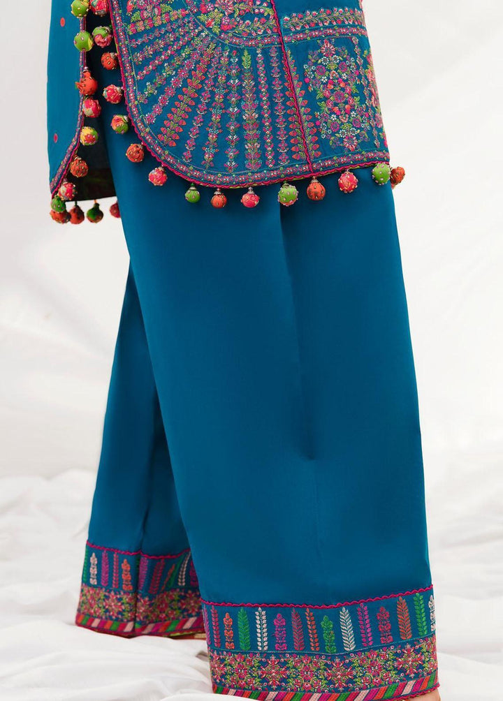 Mausam by Hussain Rehar Embroidered Lawn Suits Unstitched 3 Piece HRR23M Shab - Eid Collection