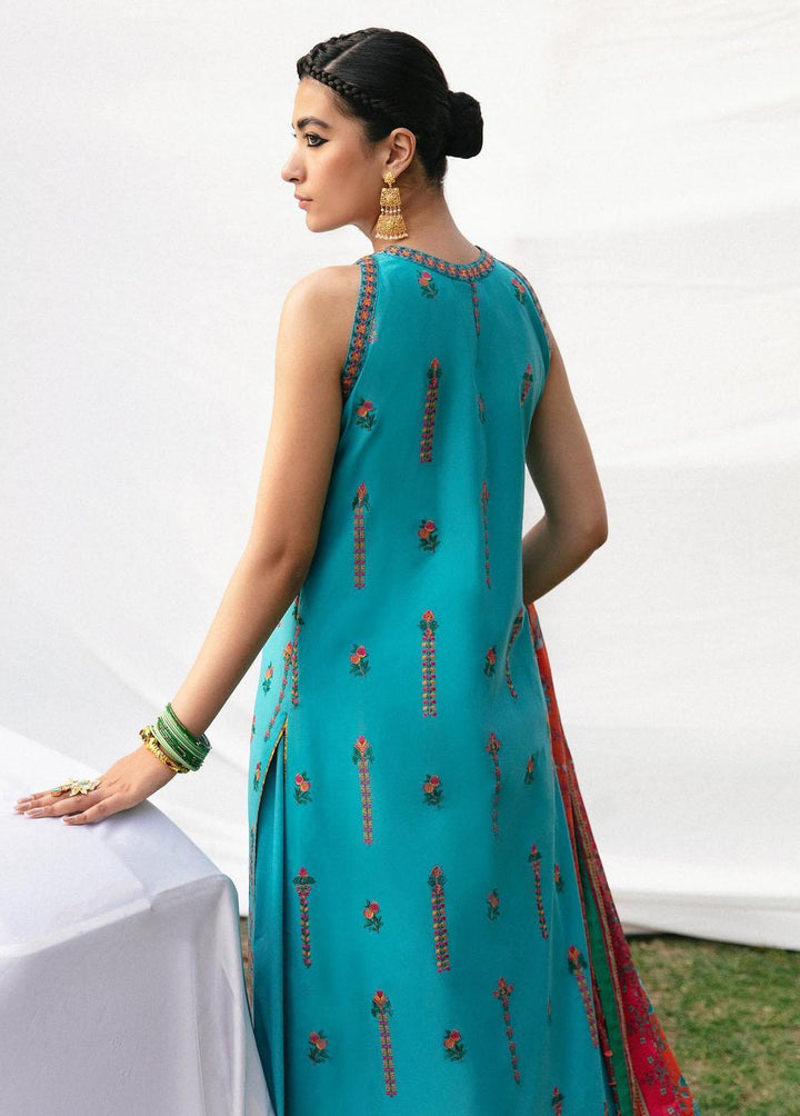 Mausam by Hussain Rehar Embroidered Lawn Suits Unstitched 3 Piece HRR23M Zair - Eid Collection