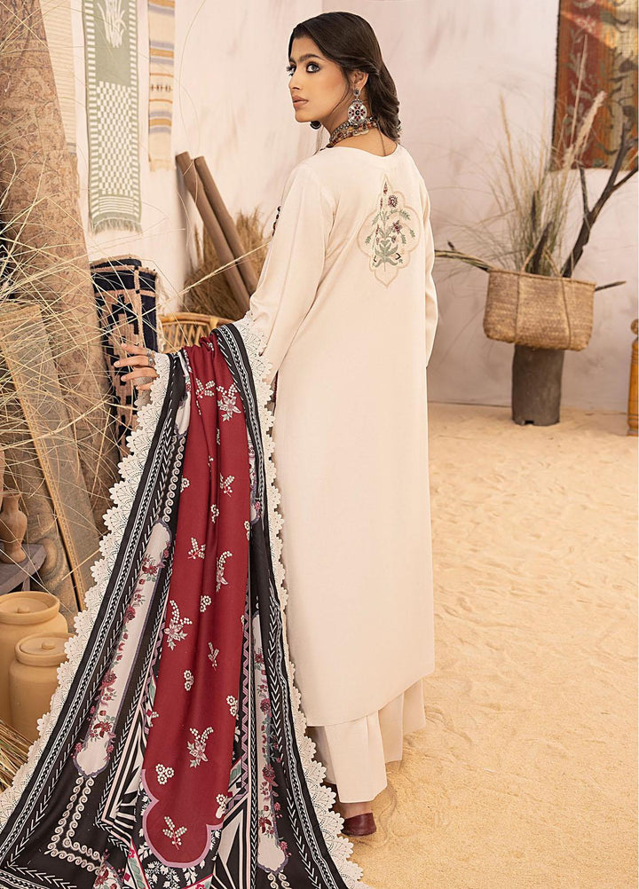 Maya By Bin Ilyas Embroidered Karandi Suits Unstitched 3 Piece BI23MY 1905-A - Winter Collection