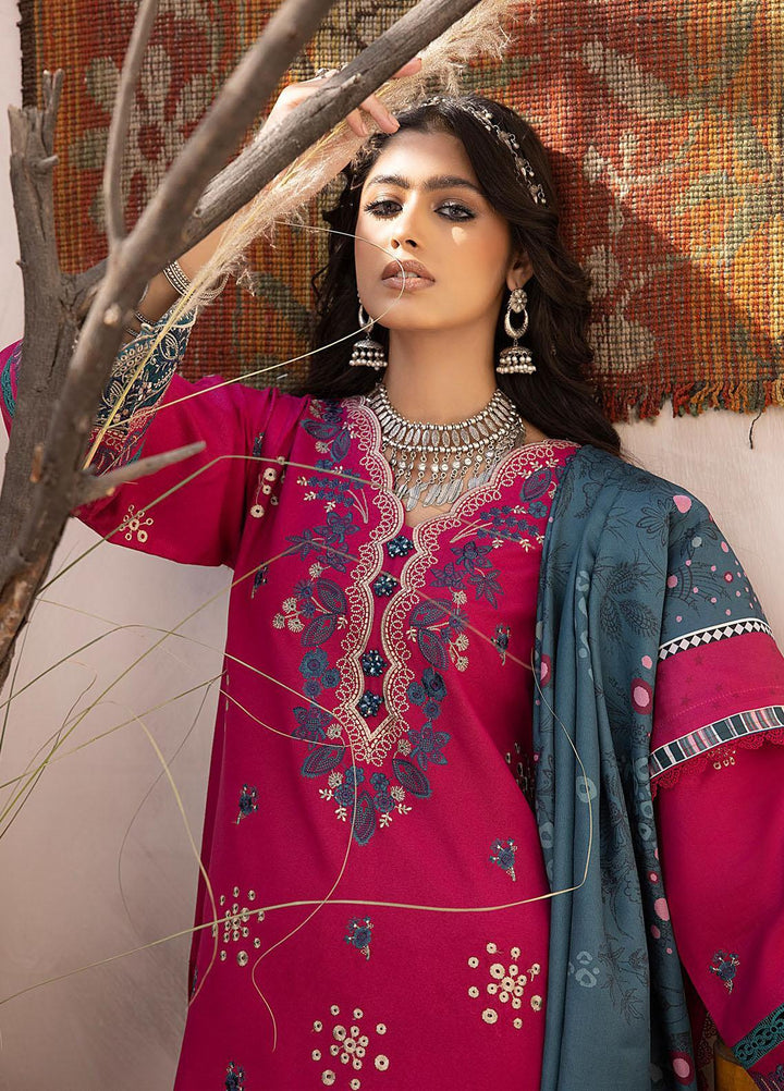 Maya By Bin Ilyas Embroidered Karandi Suits Unstitched 3 Piece BI23MY 1906-A - Winter Collection