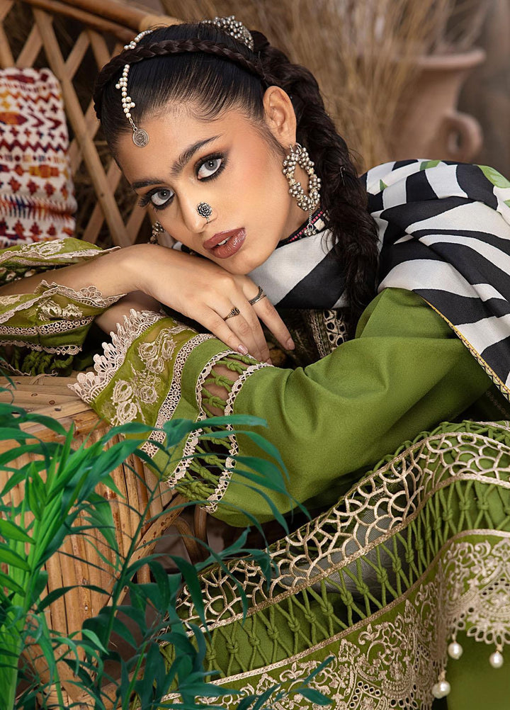 Maya By Bin Ilyas Embroidered Karandi Suits Unstitched 3 Piece BI23MY 1907-B - Winter Collection