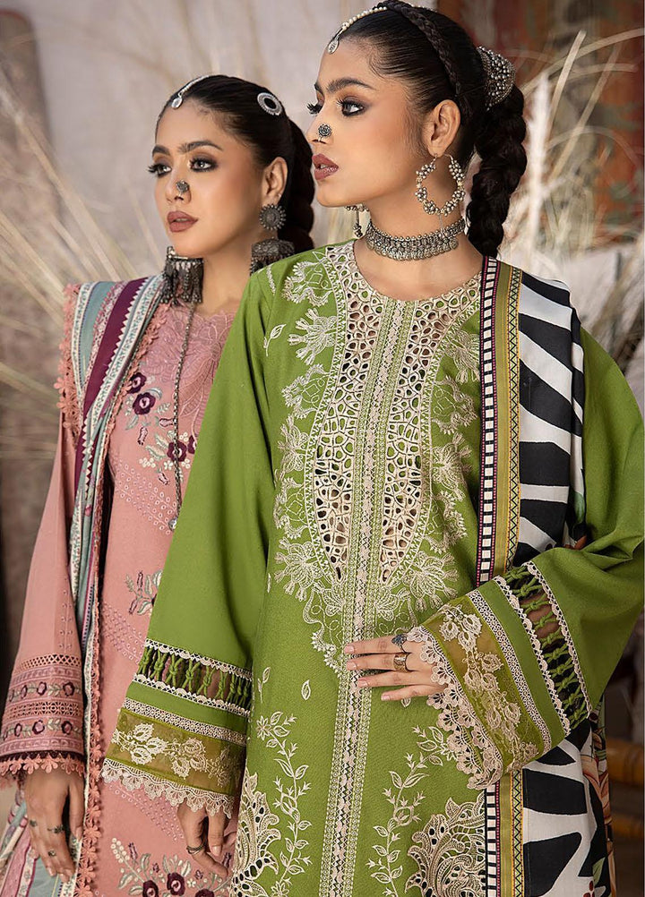 Maya By Bin Ilyas Embroidered Karandi Suits Unstitched 3 Piece BI23MY 1907-B - Winter Collection