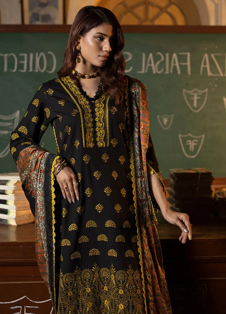 Maya By Faixa Faixal Embroidered Schiffli Suit Unstitched 3 Piece FFX24M Clara - Summer Collection