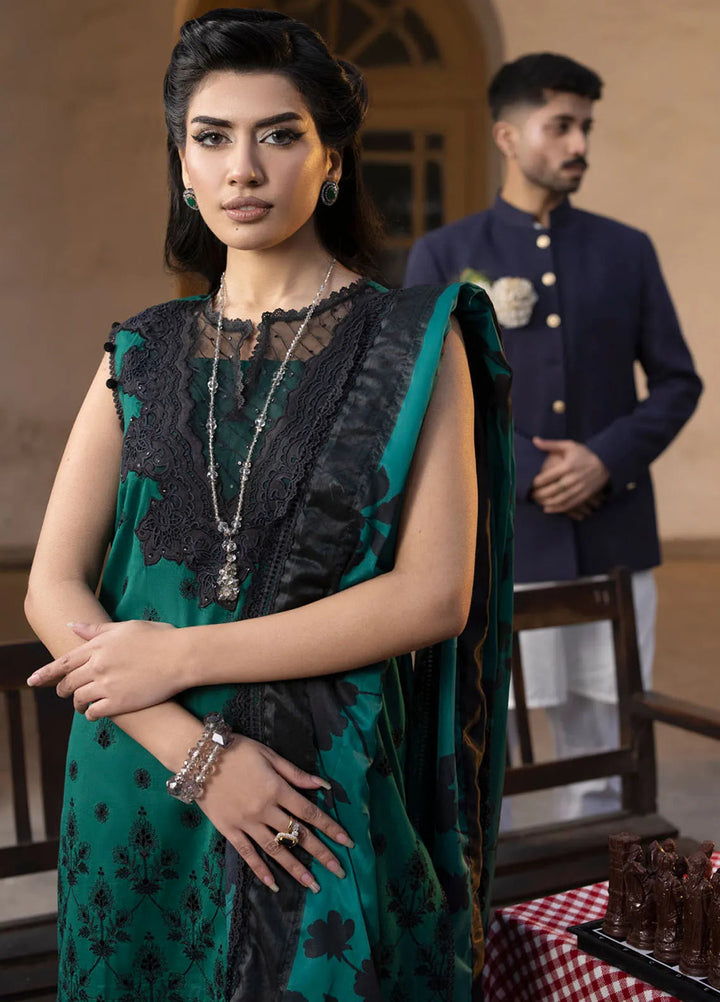 Maya By Faixa Faixal Embroidered Schiffli Suit Unstitched 3 Piece FFX24M Jaana - Summer Collection