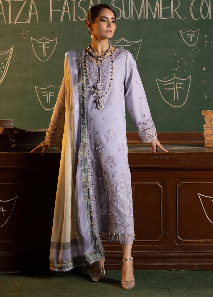 Maya By Faixa Faixal Embroidered Schiffli Suit Unstitched 3 Piece FFX24M Nazli - Summer Collection