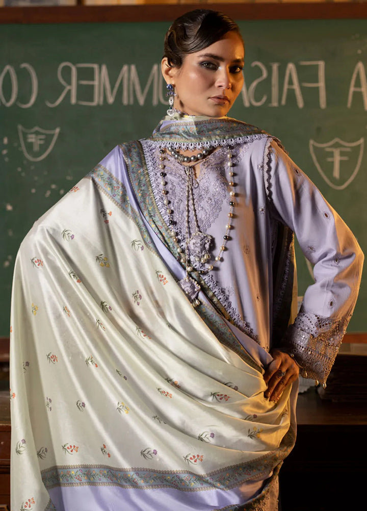 Maya By Faixa Faixal Embroidered Schiffli Suit Unstitched 3 Piece FFX24M Nazli - Summer Collection