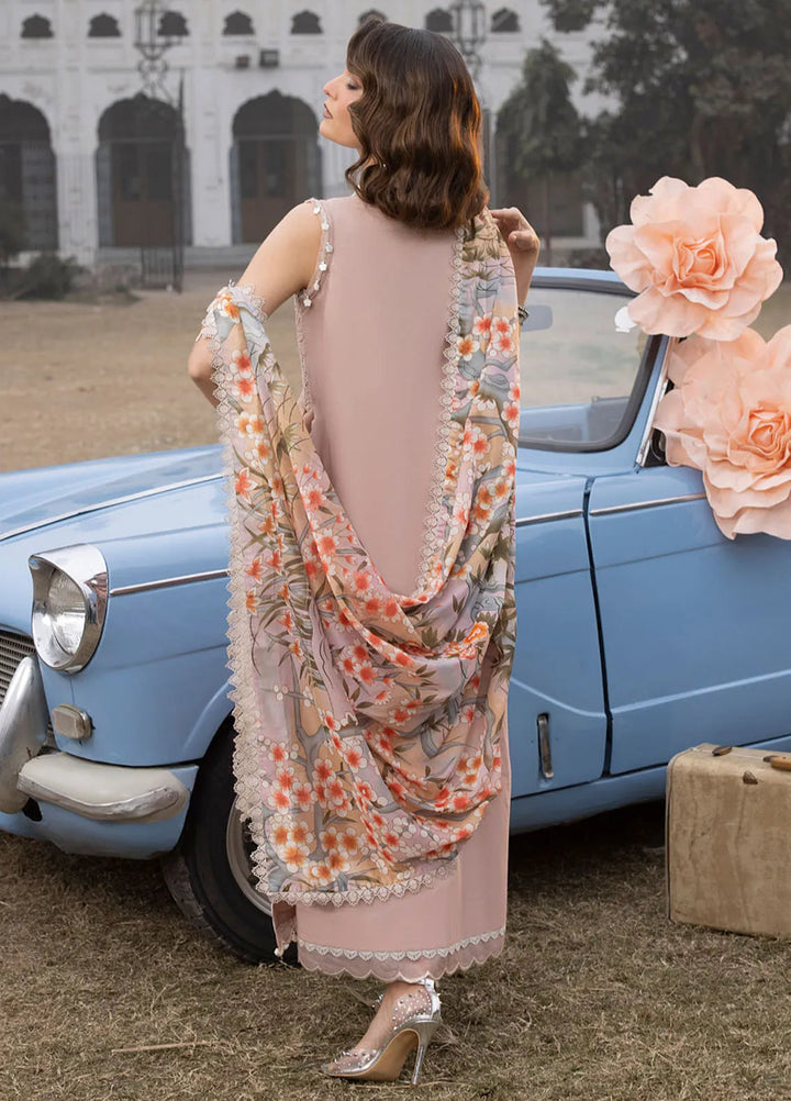 Maya By Faixa Faixal Embroidered Schiffli Suit Unstitched 4 Piece FFX24M Amirah - Summer Collection