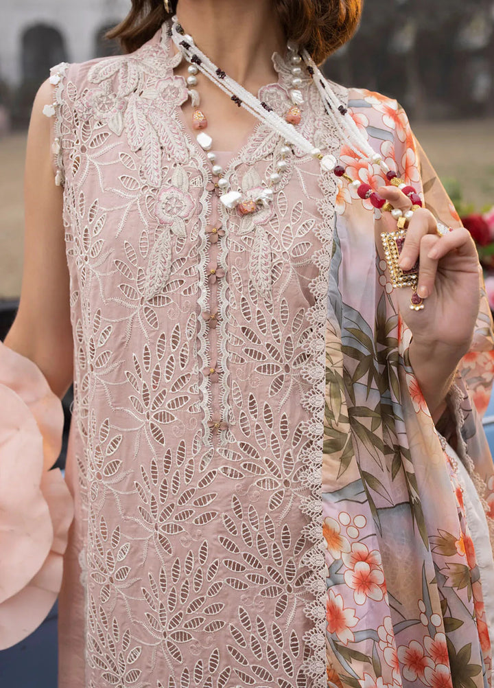 Maya By Faixa Faixal Embroidered Schiffli Suit Unstitched 4 Piece FFX24M Amirah - Summer Collection