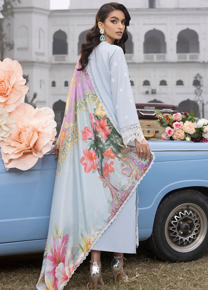 Maya By Faixa Faixal Embroidered Schiffli Suit Unstitched 4 Piece FFX24M Anja - Summer Collection