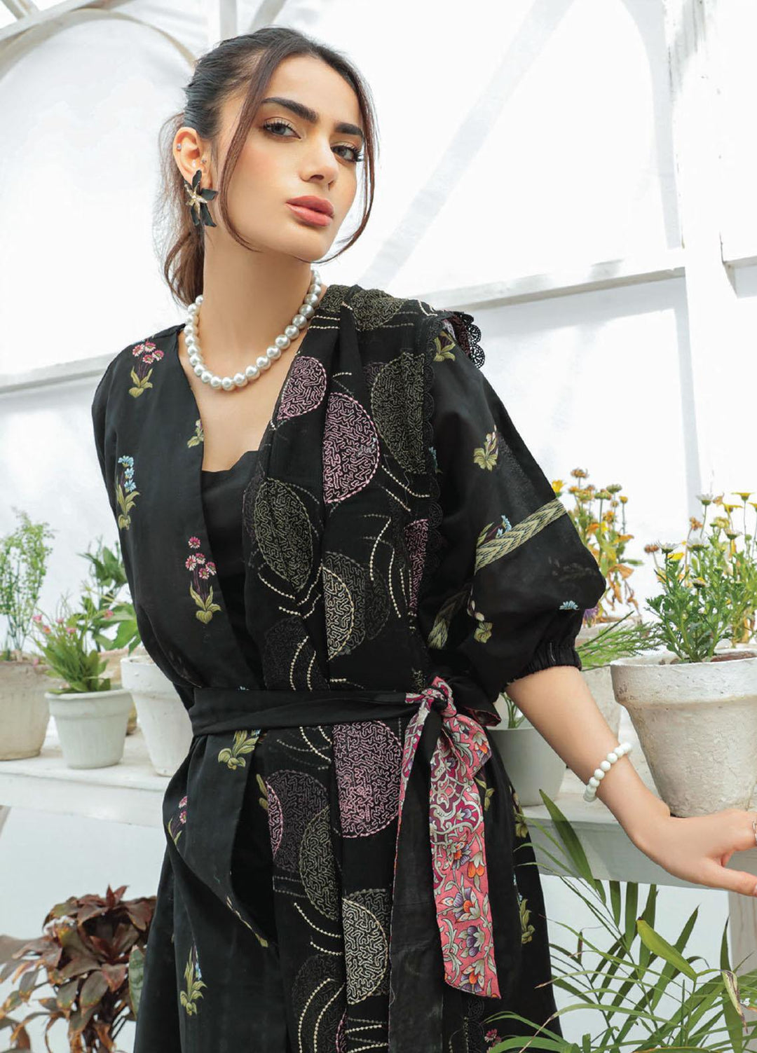 Maya By Humdum Printed Lawn Suits Unstitched 3 Piece HD23MY D-01 - Summer Collection