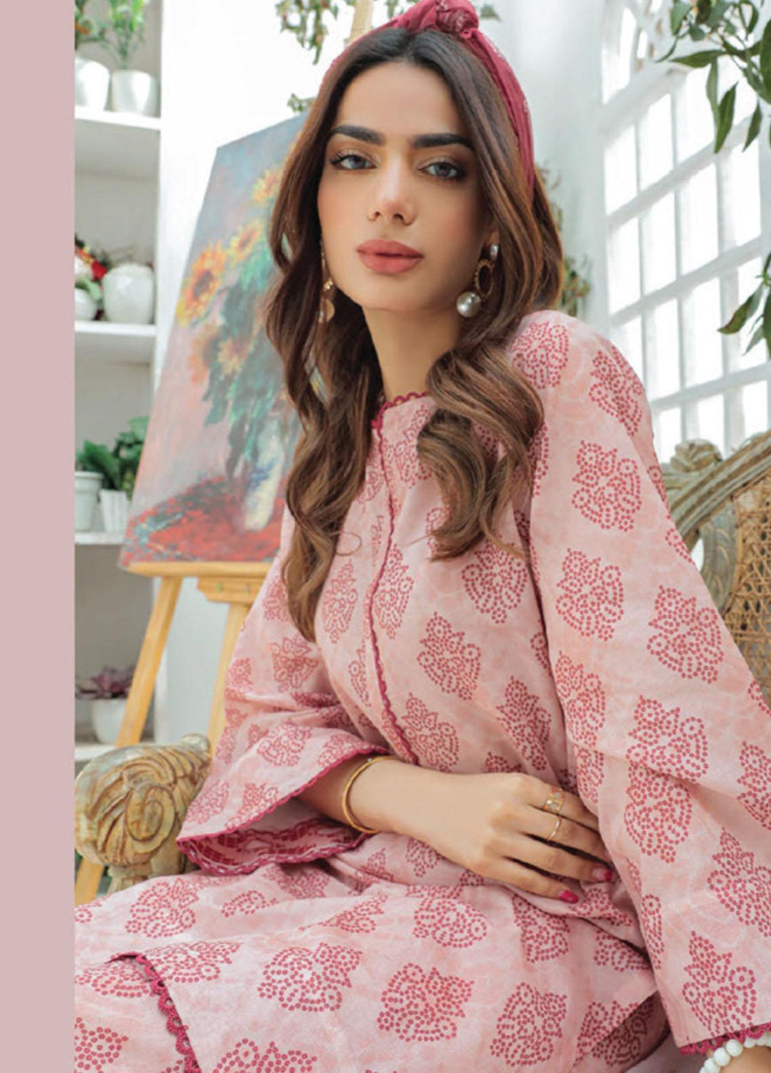 Maya By Humdum Printed Lawn Suits Unstitched 3 Piece HD23MY D-03 - Summer Collection
