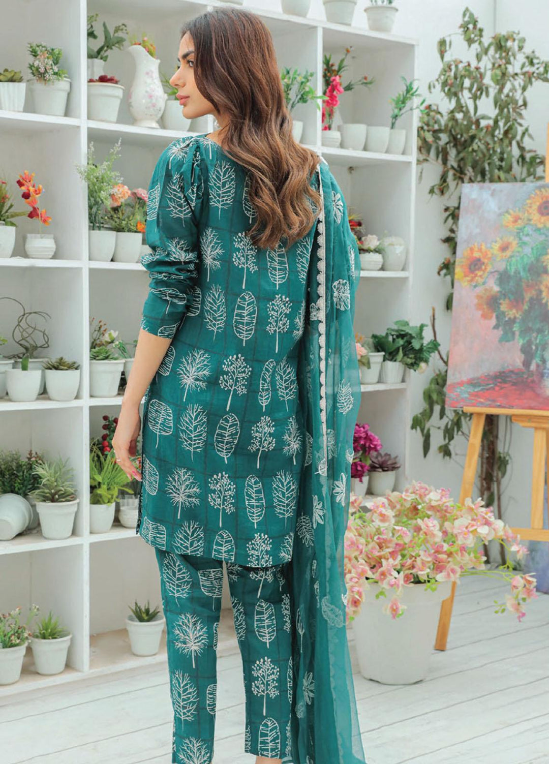 Maya By Humdum Printed Lawn Suits Unstitched 3 Piece HD23MY D-04 - Summer Collection