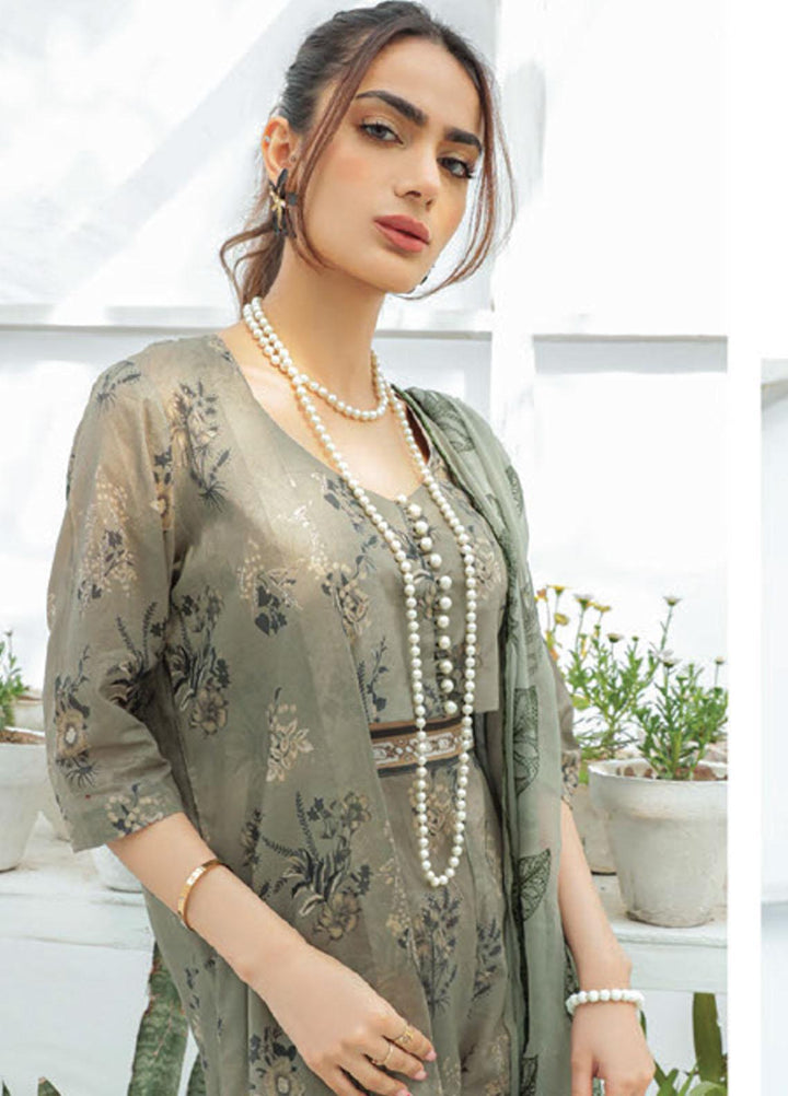 Maya By Humdum Printed Lawn Suits Unstitched 3 Piece HD23MY D-06 - Summer Collection