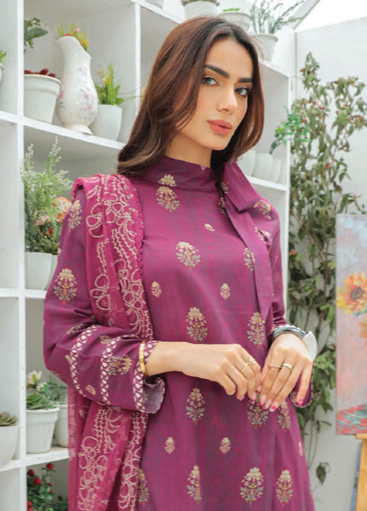 Maya By Humdum Printed Lawn Suits Unstitched 3 Piece HD23MY D-07 - Summer Collection