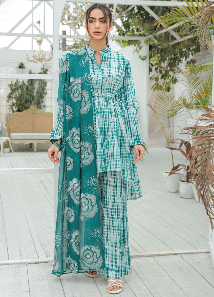 Maya By Humdum Printed Lawn Suits Unstitched 3 Piece HD23MY D-08 - Summer Collection