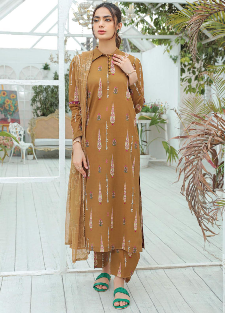 Maya By Humdum Printed Lawn Suits Unstitched 3 Piece HD23MY D-09 - Summer Collection
