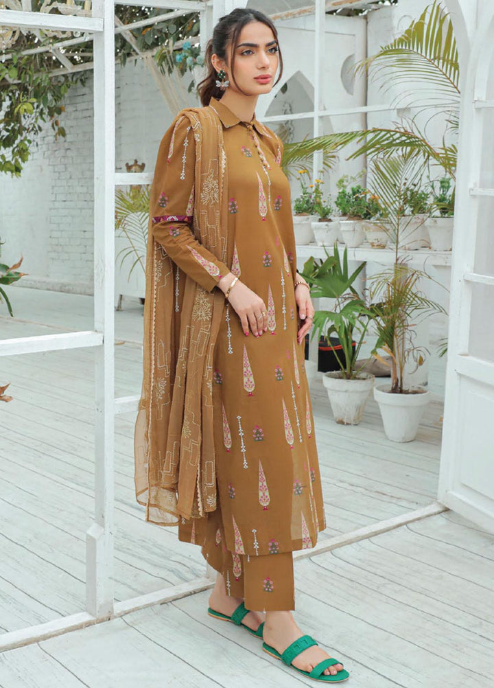 Maya By Humdum Printed Lawn Suits Unstitched 3 Piece HD23MY D-09 - Summer Collection