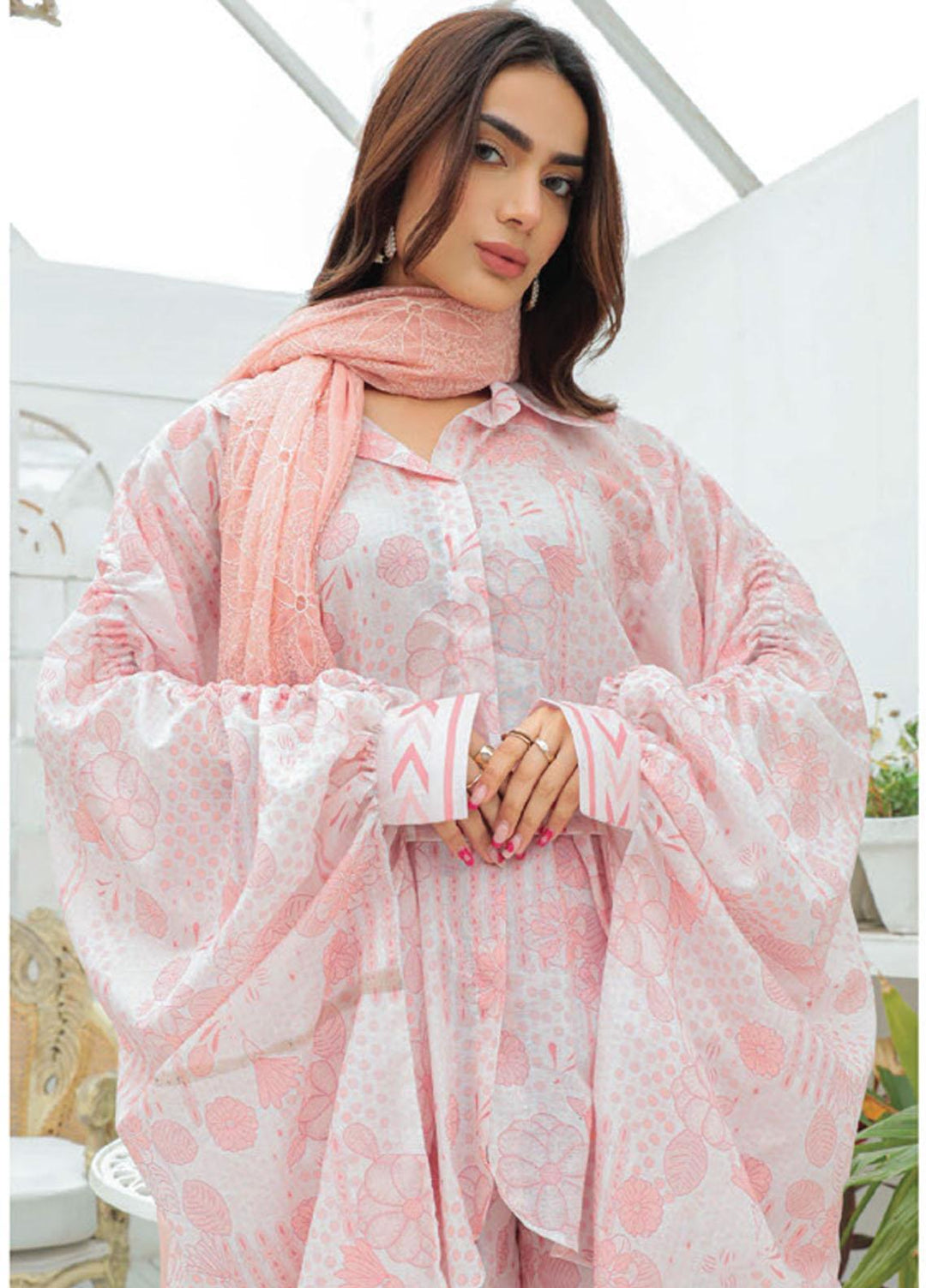 Maya By Humdum Printed Lawn Suits Unstitched 3 Piece HD23MY D-10 - Summer Collection