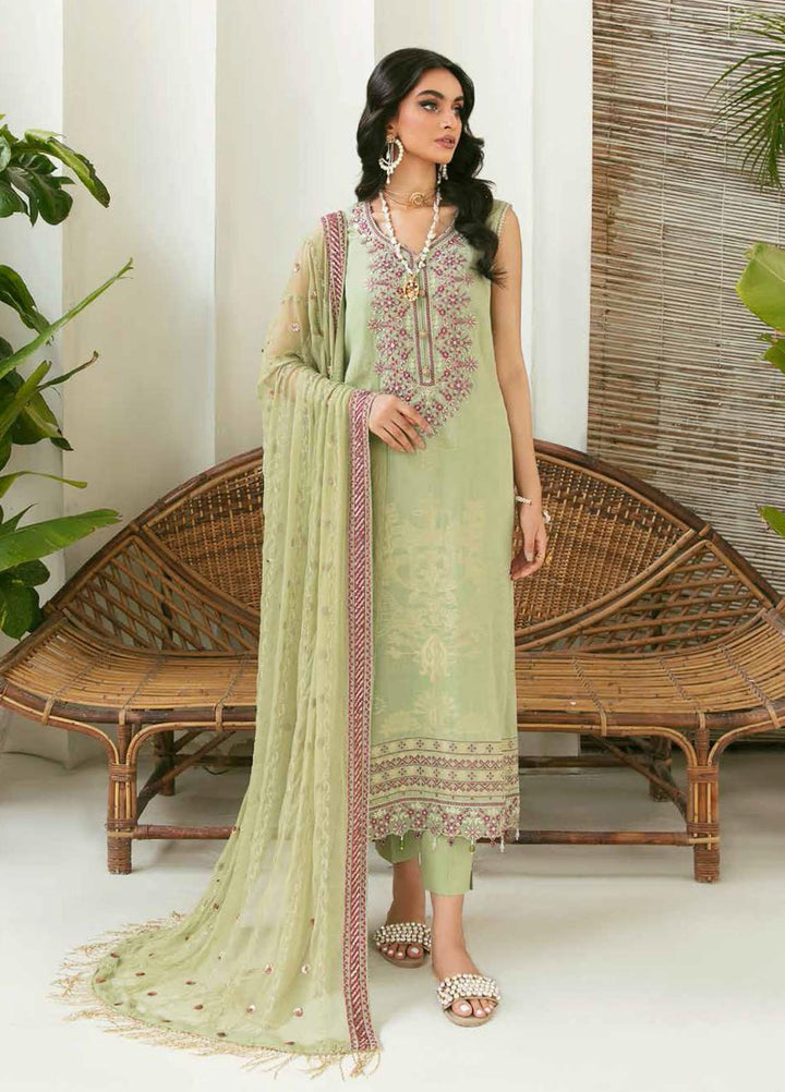 Maya By Nureh Embroidered Cambric Suits Unstitched 3 Piece NU22MC NJ-41 - Festive Collection