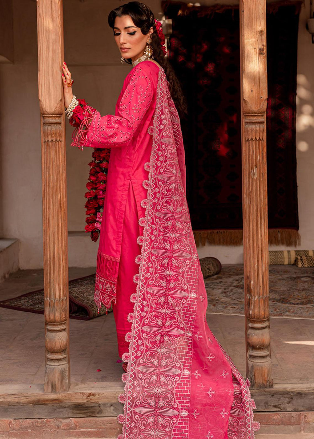 Maya By Nureh Embroidered Lawn Suits Unstitched 3 Piece NU23CC NS-73 - Festive Collection
