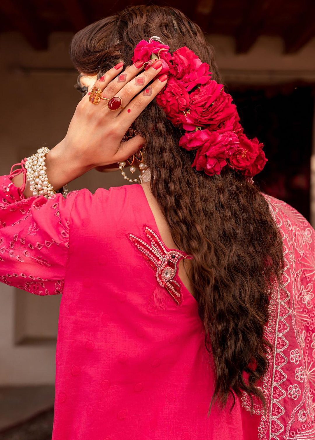 Maya By Nureh Embroidered Lawn Suits Unstitched 3 Piece NU23CC NS-73 - Festive Collection