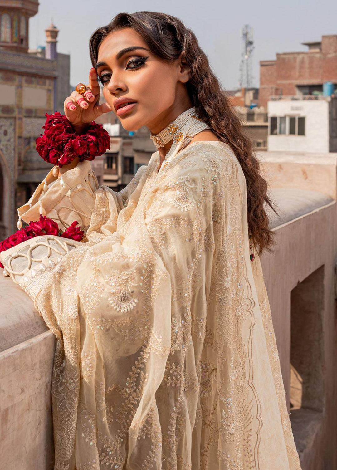 Maya By Nureh Embroidered Lawn Suits Unstitched 3 Piece NU23CC NS-74 - Festive Collection