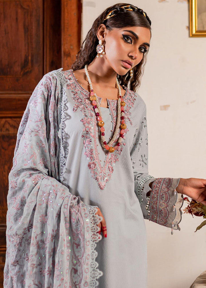 Maya By Nureh Embroidered Lawn Suits Unstitched 3 Piece NU23CC NS-79 - Festive Collection