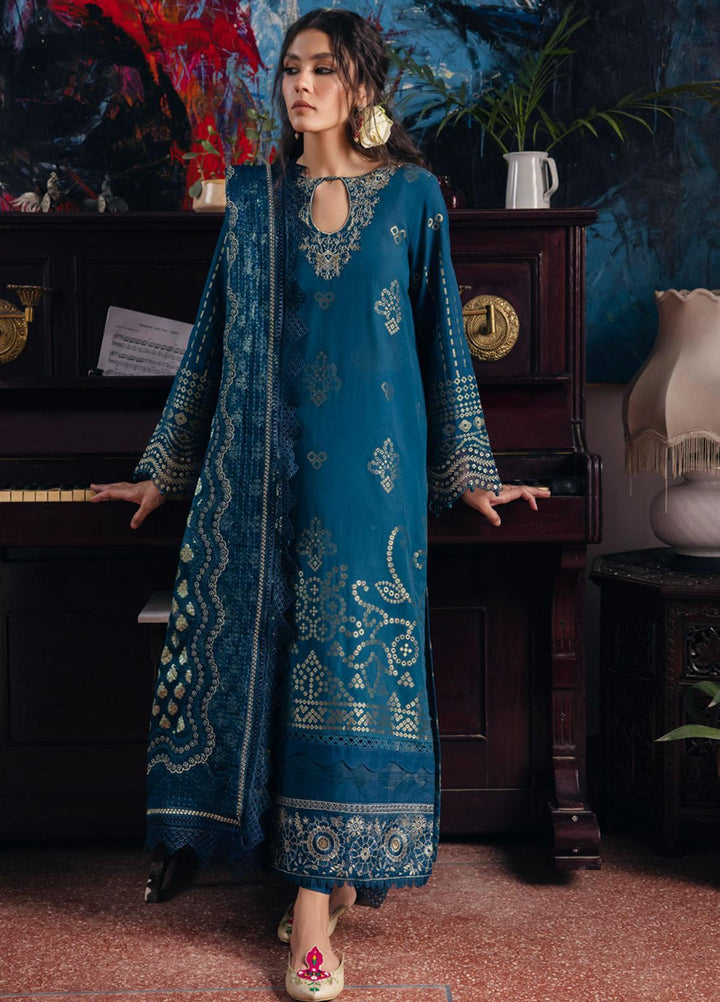 Maya By Nureh Embroidered Jacquard Suits Unstitched 3 Piece NU23MY NJ-83 - Winter Collection