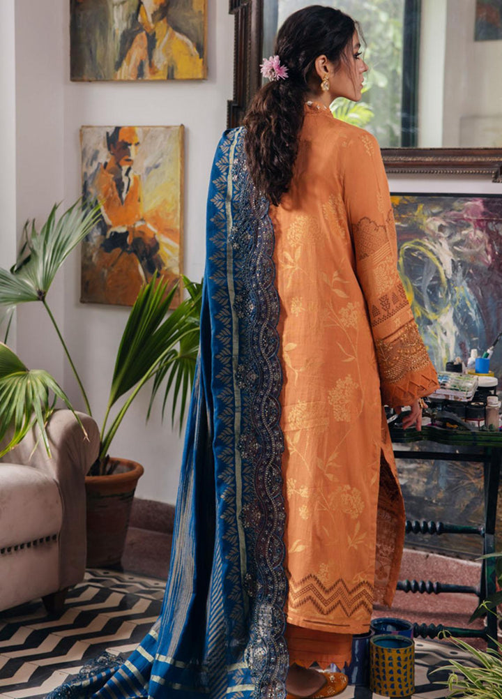 Maya By Nureh Embroidered Jacquard Suits Unstitched 3 Piece NU23MY NJ-86 - Winter Collection