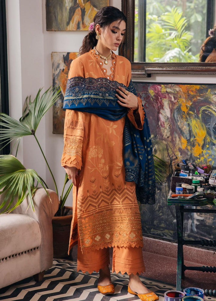 Maya By Nureh Embroidered Jacquard Suits Unstitched 3 Piece NU23MY NJ-86 - Winter Collection