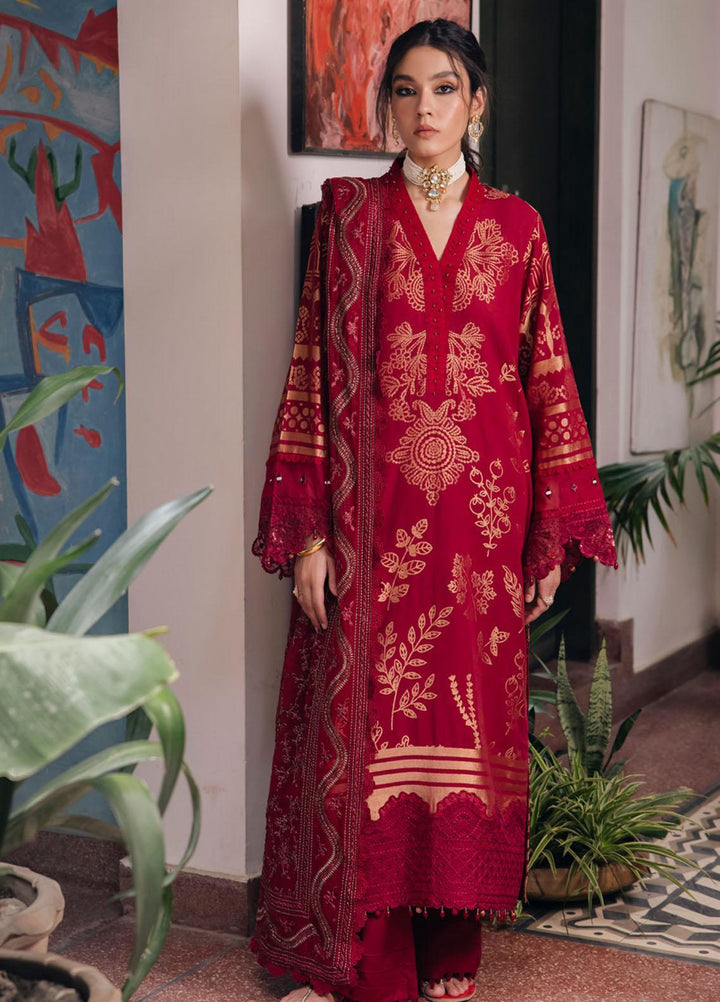 Maya By Nureh Embroidered Jacquard Suits Unstitched 3 Piece NU23MY NJ-87 - Winter Collection