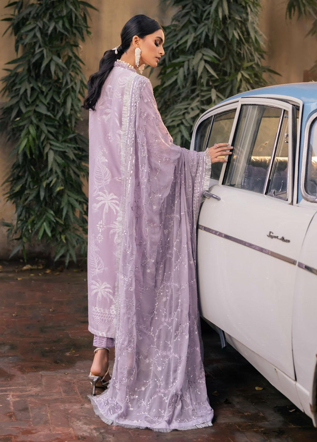 Maya By Nureh Embroidered Lawn Suits Unstitched 3 Piece NU23M NJ-47 - Summer Collection