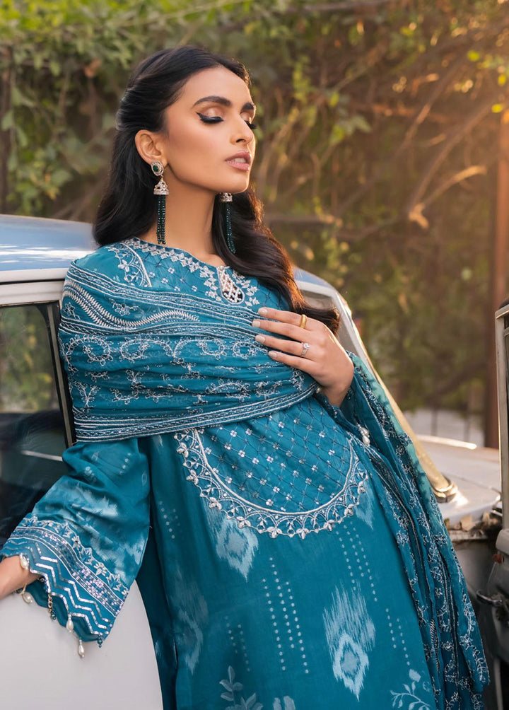 Maya By Nureh Embroidered Lawn Suits Unstitched 3 Piece NU23M NJ-48 - Summer Collection