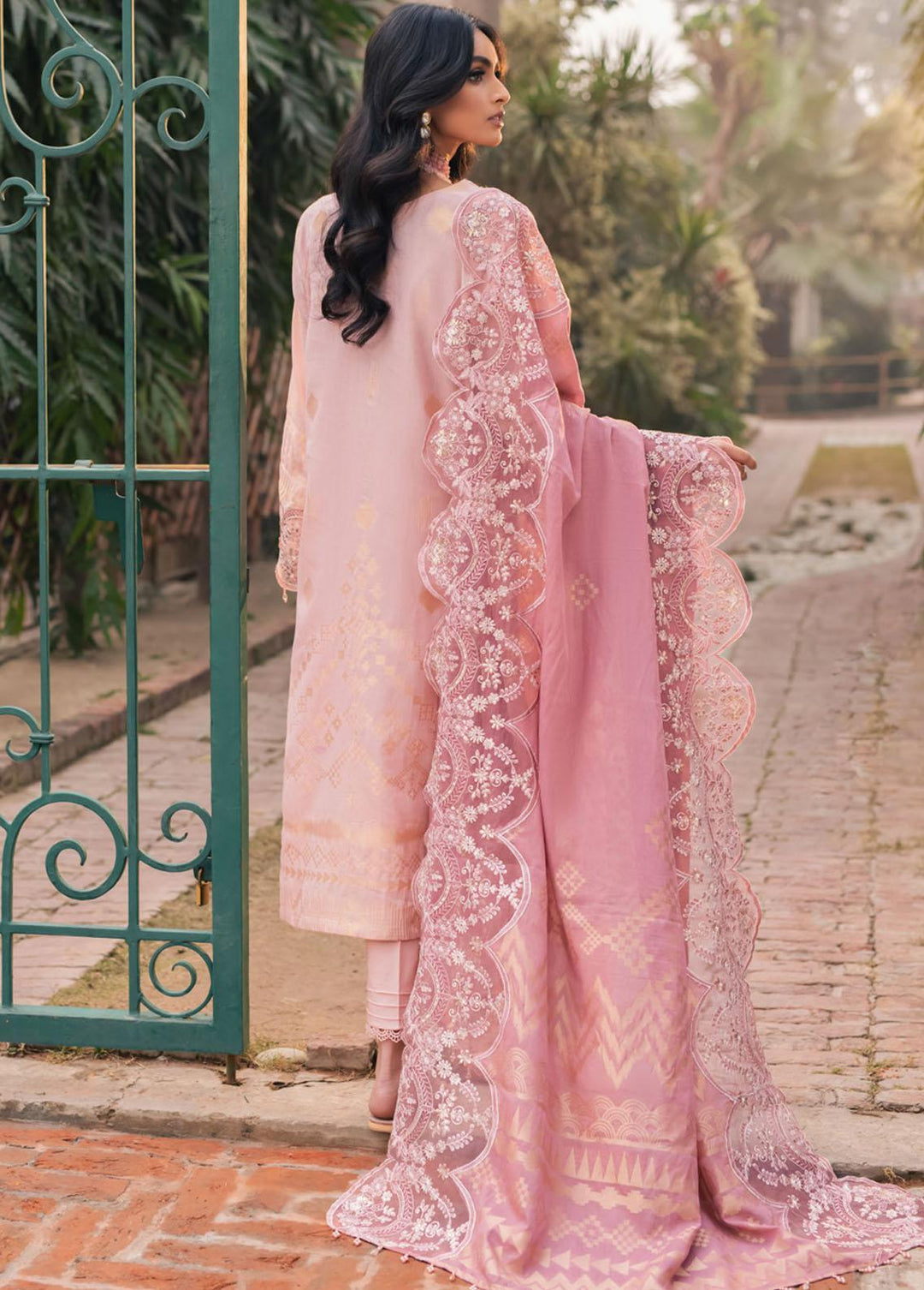 Maya By Nureh Embroidered Lawn Suits Unstitched 3 Piece NU23M NJ-49 - Summer Collection