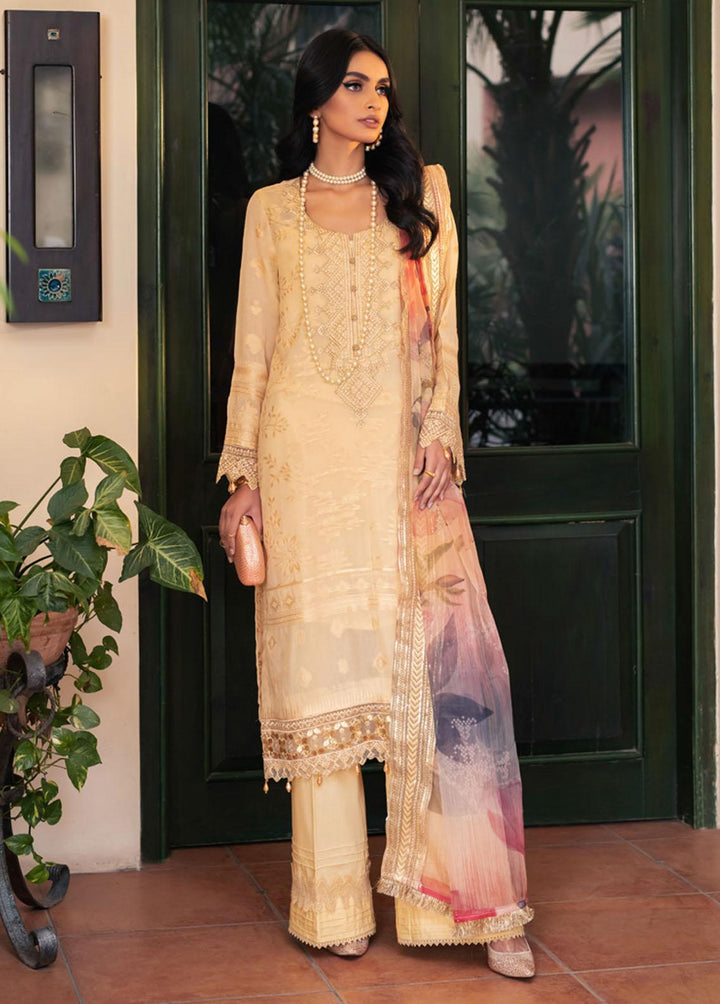 Maya By Nureh Embroidered Lawn Suits Unstitched 3 Piece NU23M NJ-51 - Summer Collection