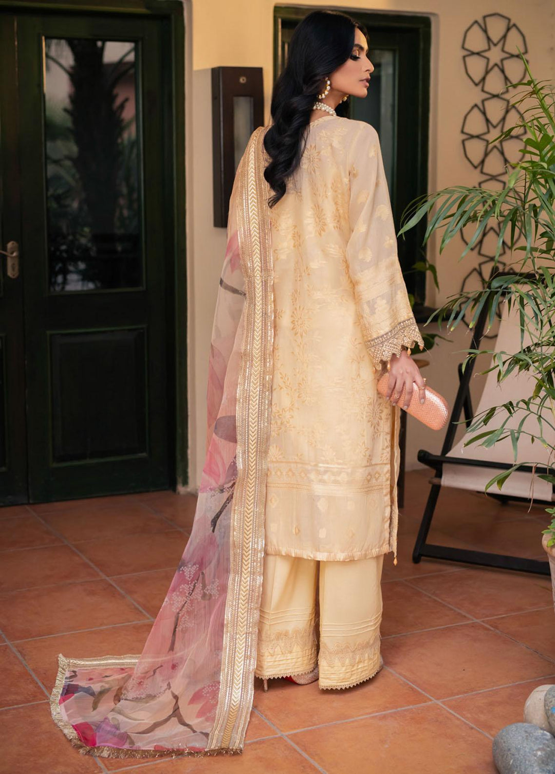 Maya By Nureh Embroidered Lawn Suits Unstitched 3 Piece NU23M NJ-51 - Summer Collection