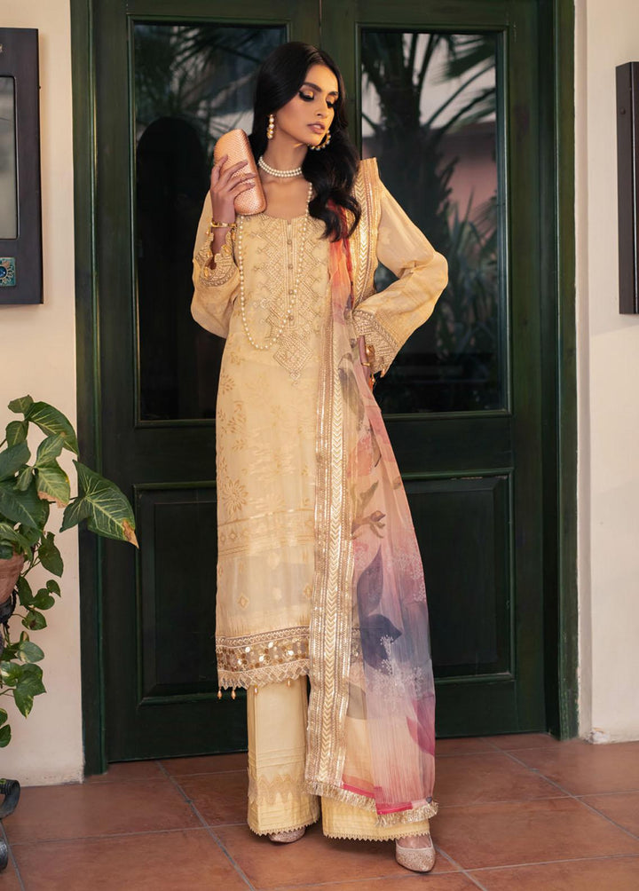 Maya By Nureh Embroidered Lawn Suits Unstitched 3 Piece NU23M NJ-51 - Summer Collection