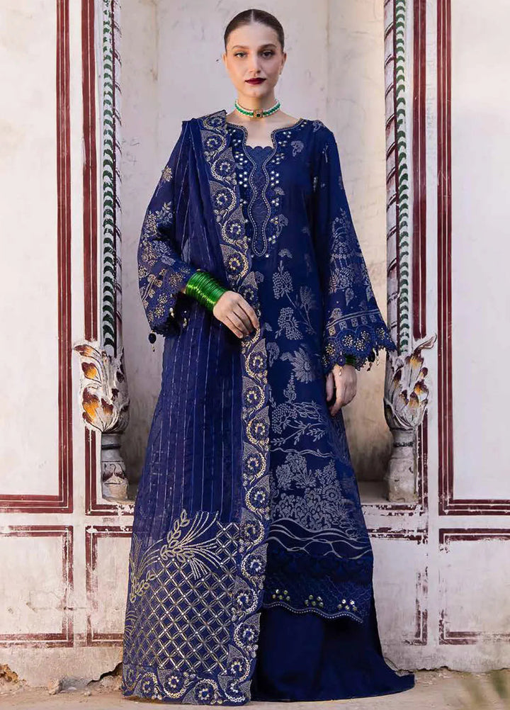Maya By Nureh Embroidered Jacquard Suit Unstitched 3 Piece NU24MUJ NJ-95 - Festive Collection