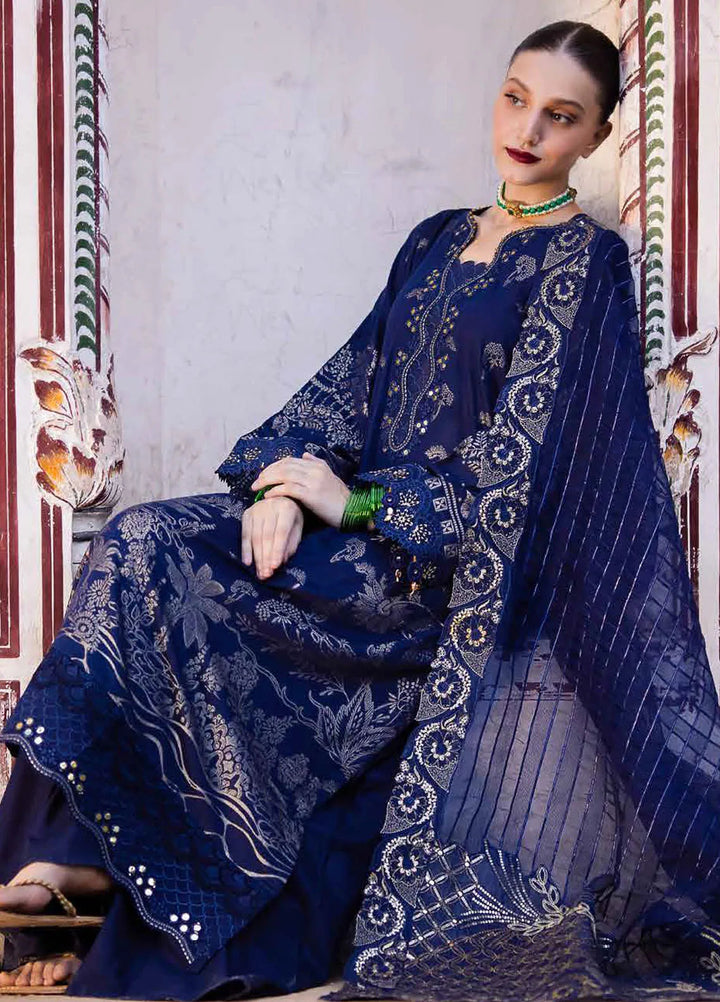 Maya By Nureh Embroidered Jacquard Suit Unstitched 3 Piece NU24MUJ NJ-95 - Festive Collection