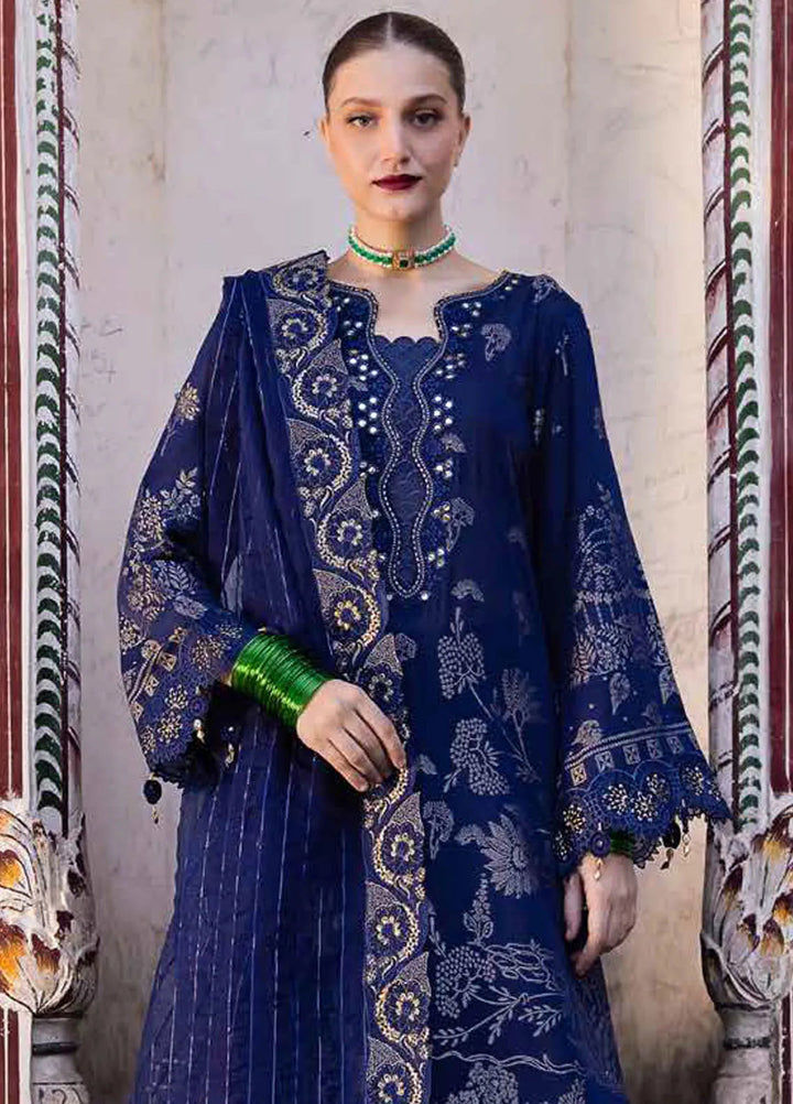 Maya By Nureh Embroidered Jacquard Suit Unstitched 3 Piece NU24MUJ NJ-95 - Festive Collection
