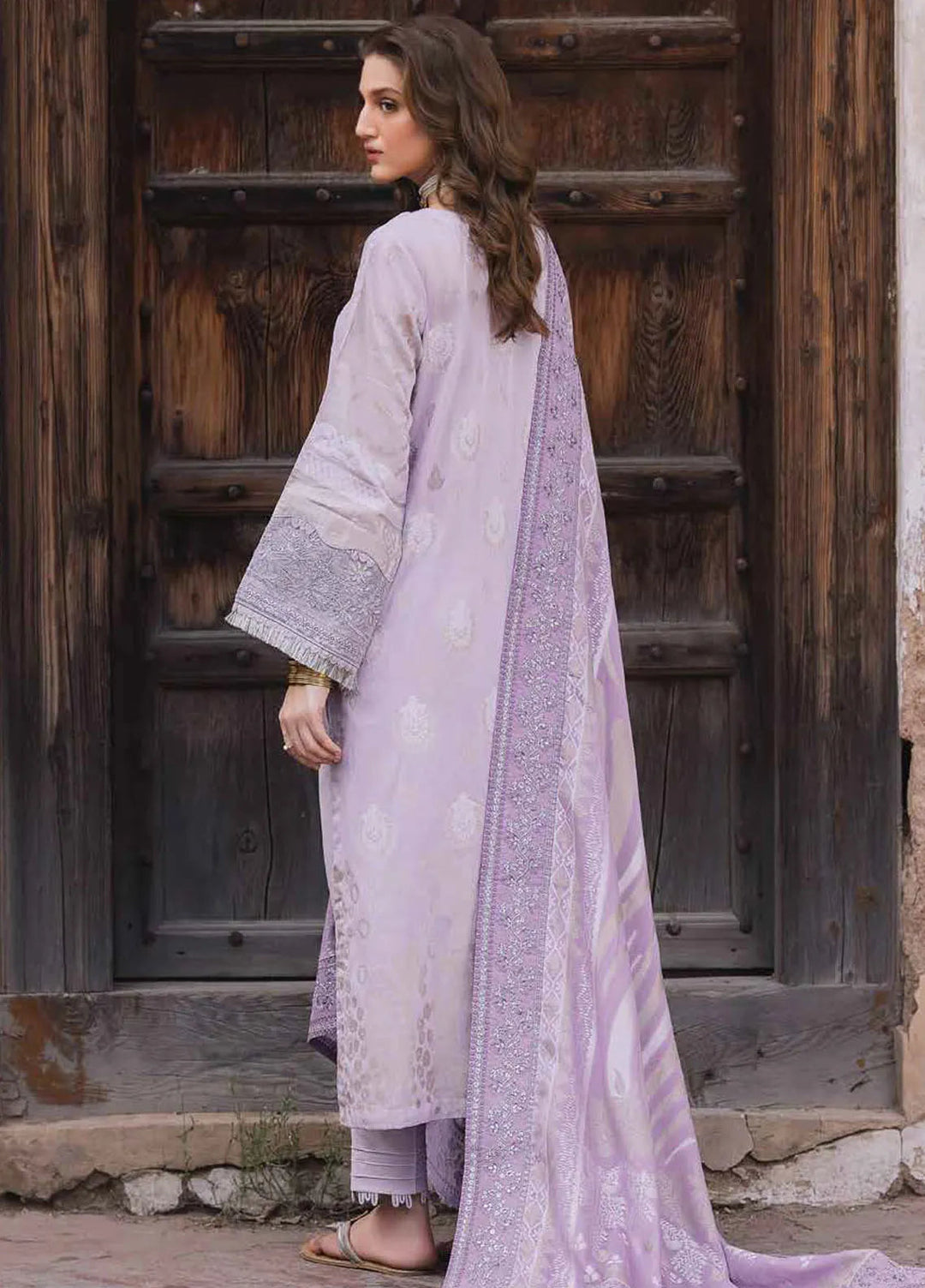 Maya By Nureh Embroidered Jacquard Suit Unstitched 3 Piece NU24MUJ NJ-99 - Festive Collection