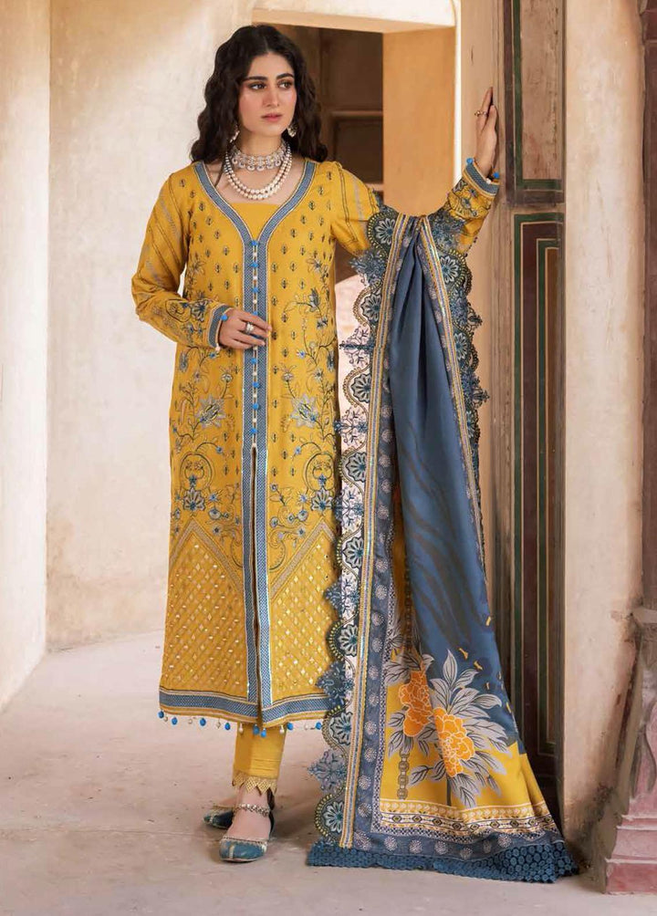 Maya By Nureh Embroidered Khaddar Suits Unstitched 3 Piece NU22MK NW-66 - Winter Collection