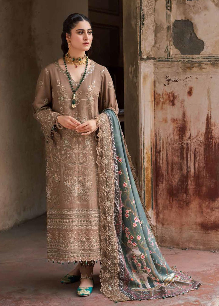 Maya By Nureh Embroidered Khaddar Suits Unstitched 3 Piece NU22MK NW-71 - Winter Collection